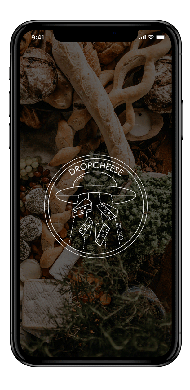 DropCheese app on IPhone